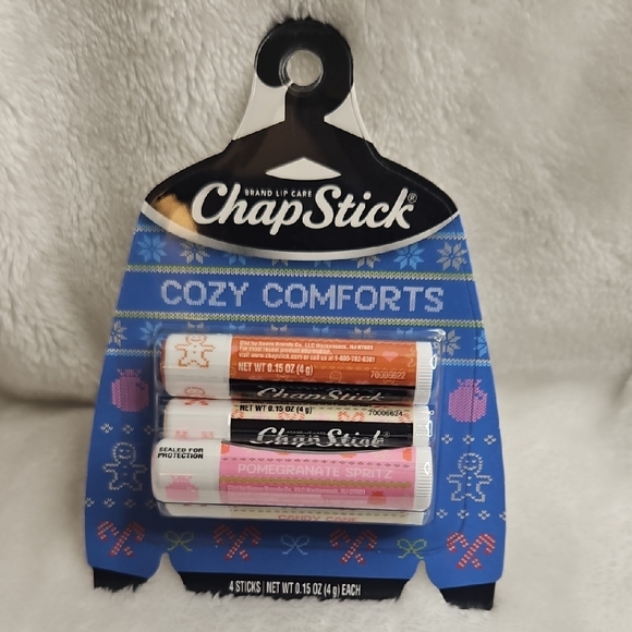 ChapStick Cozy Comforts Lip Balm Holiday Gift Set, 4 Pack Variety - Picture 2 of 5